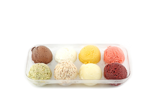 Box Of Assorted Ice Cream Scoops - Large