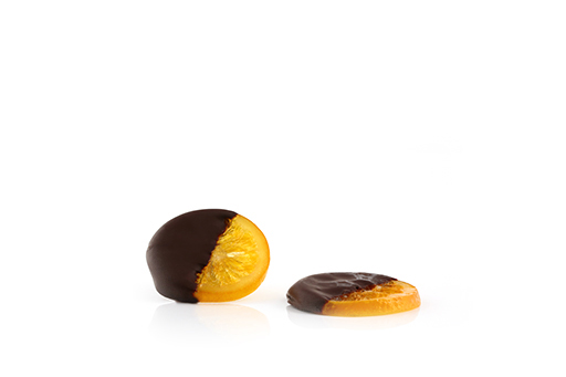 [Website] Box Of 900 Gr Orange Slices Dipped In Chocolate
