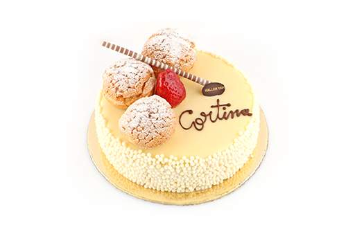 [Gateau Cortina White #1] Cortina White (10-12 Persons)
