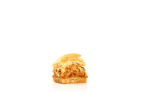 [Baklava Hadef Walnut Plate] Baklawa Plate - Regular, Walnut
